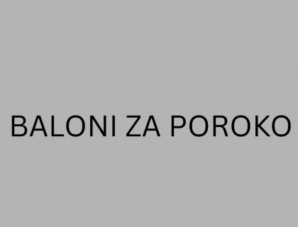 BALONI ZA POROKO