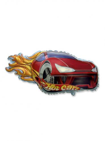 FOLIJA BALON HOT CARS RED