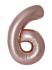 BALON ŠTEVILKE SLIM ROSE GOLD - NENAPIHNJENE
