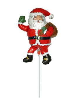 FOLIJA BALON SANTA GREETING MINI