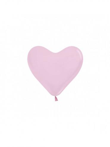 BALON LATEKS OBLIKA SRCE PINK - 6 INCH
