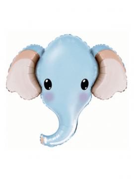 FOLIJA BALON ELEPHANT HEAD BLUE