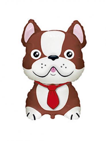 FOLIJA BALON FRENCH BULDOG BROWN