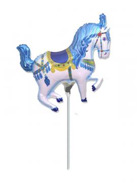 FOLIJA BALON HORSE CIRCUS BLUE MINI
