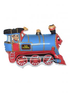 FOLIJA BALON TRAIN BLUE