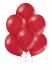 METAL BALON RDEČ - 30CM - 12" - 15l