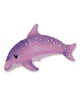 FOLIJA BALON CUTE DOLPHIN PINK