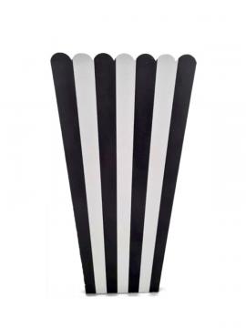  EMBALAŽA ZA POPCORN MAXI BLACK STRIPES