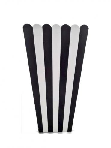  EMBALAŽA ZA POPCORN MAXI BLACK STRIPES