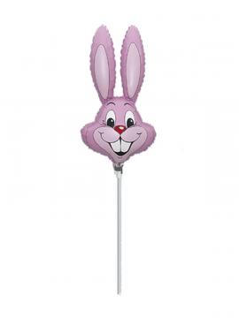 FOLIJA BALON RABBIT PINK MINI
