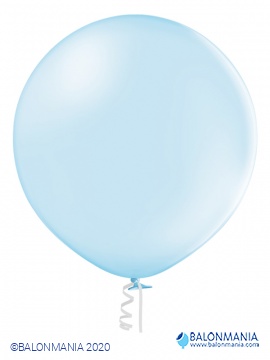 PASTEL BALON NEBEŠKO MODER - 60CM - 24" - 114l