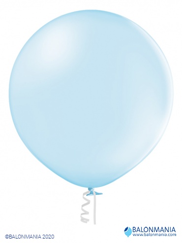 PASTEL BALON NEBEŠKO MODER - 60CM - 24" - 114l