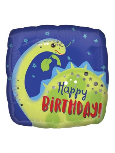 Brontozaver balon Happy Birthday