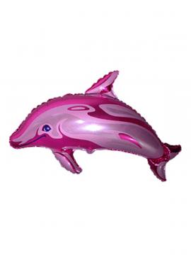 FOLIJA BALON DOLPHIN DRAW FUCHSIA