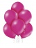 METAL BALON VIJOLČNA FUKSIJA - 30CM - 12" - 15l