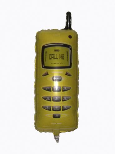 FOLIJA BALON PHONE YELLOW