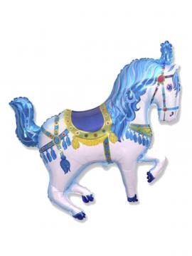 FOLIJA BALON HORSE CIRCUS BLUE