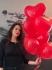 BALON LATEKS OBLIKA SRCE RDEČ - 12 INCH