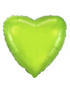 Folija balon srce Lime Green