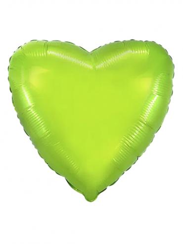 Folija balon srce Lime Green