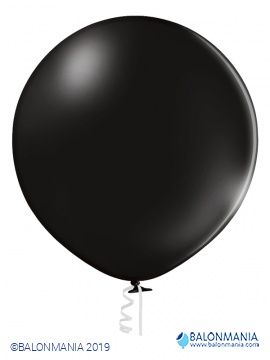 PASTEL BALON ČRN - 60CM - 24" - 114l