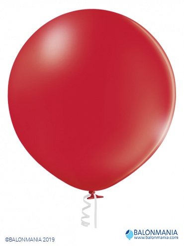 PASTEL BALON RDEČ - 60CM - 24" - 114l