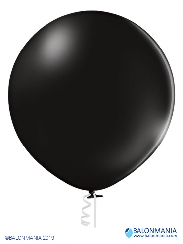 PASTEL BALON ČRN - 60CM - 24" - 114l
