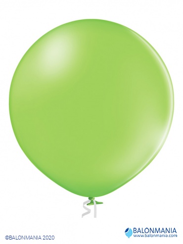B250 PASTEL BALON ZELENA LIMETA - 60CM - 24" - 114l