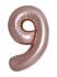 BALON ŠTEVILKE SLIM ROSE GOLD - NENAPIHNJENE