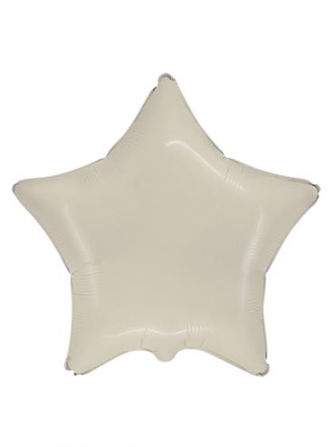 Folija balon zvezda Satin Cream