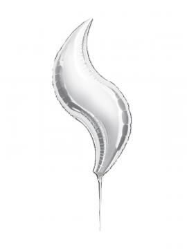 FOLIJA BALON CURVE SREBRN 28inch