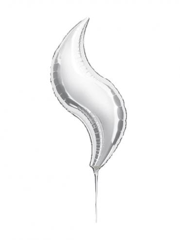 FOLIJA BALON CURVE SREBRN 28inch