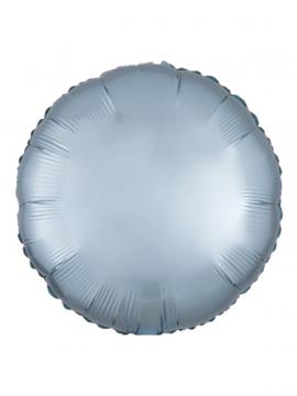 FOLIJA BALON ROUND SATIN LUXE PASTEL BLUE
