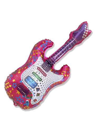 FOLIJA BALON GUITAR RED