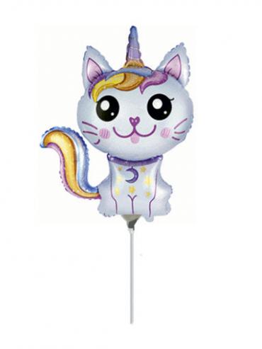 FOLIJA BALON CATICORN BLUE MINI