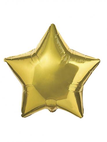 Folija balon zvezda Gold