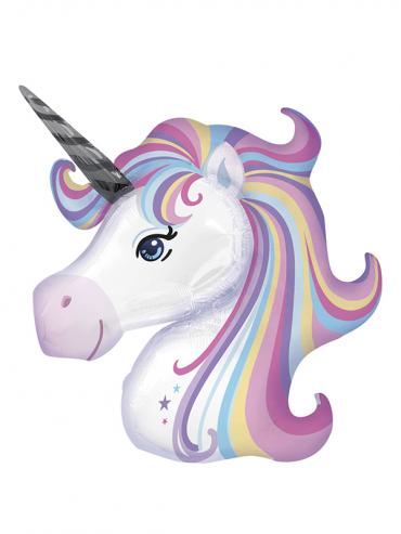 Balon folija unicorn vijoličen