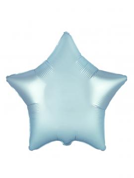 Folija balon zvezda Satin Pastel Blue