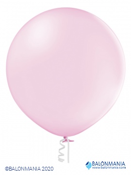 PASTEL BALON PINK - 60CM - 24" - 114l