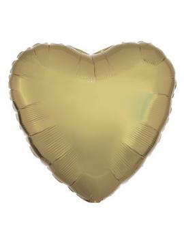 FOLIJA BALON HEART METALLIC WHITE GOLD
