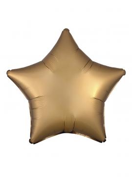 FOLIJA BALON STAR SILK LUSTRE GOLD 