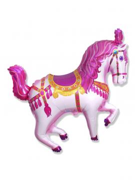 FOLIJA BALON HORSE CIRCUS PINK
