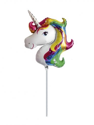 FOLIJA BALON UNICORN HEAD MINI