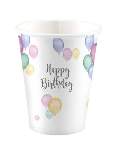 Papirnati kozarci Happy Birthday