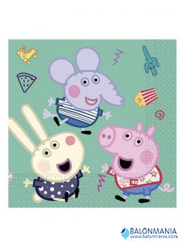 Papirnati prtički Pujsa Peppa 33x33cm/20kom