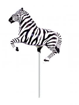 FOLIJA BALON ZEBRA BLACK MINI