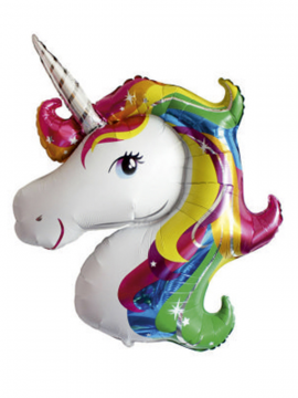 FOLIJA BALON UNICORN HEAD