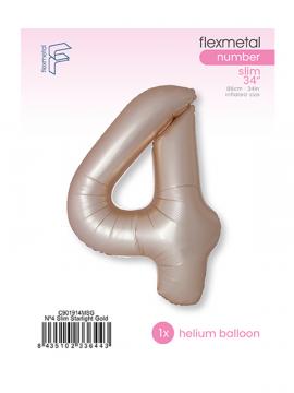 BALON &Scaron;TEVILKE SLIM STARLIGHT GOLD - NENAPIHNJENE