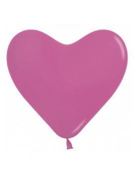 BALON LATEKS OBLIKA SRCE FUCHSIA - 12 INCH