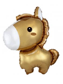 FOLIJA BALON BABY HORSE BROWN